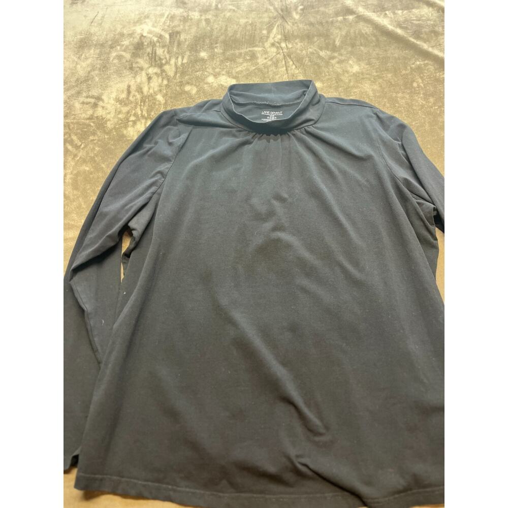Lane Bryant Women's Plus Black Long Sleeve Turtleneck Sweater Top‎ 18/20